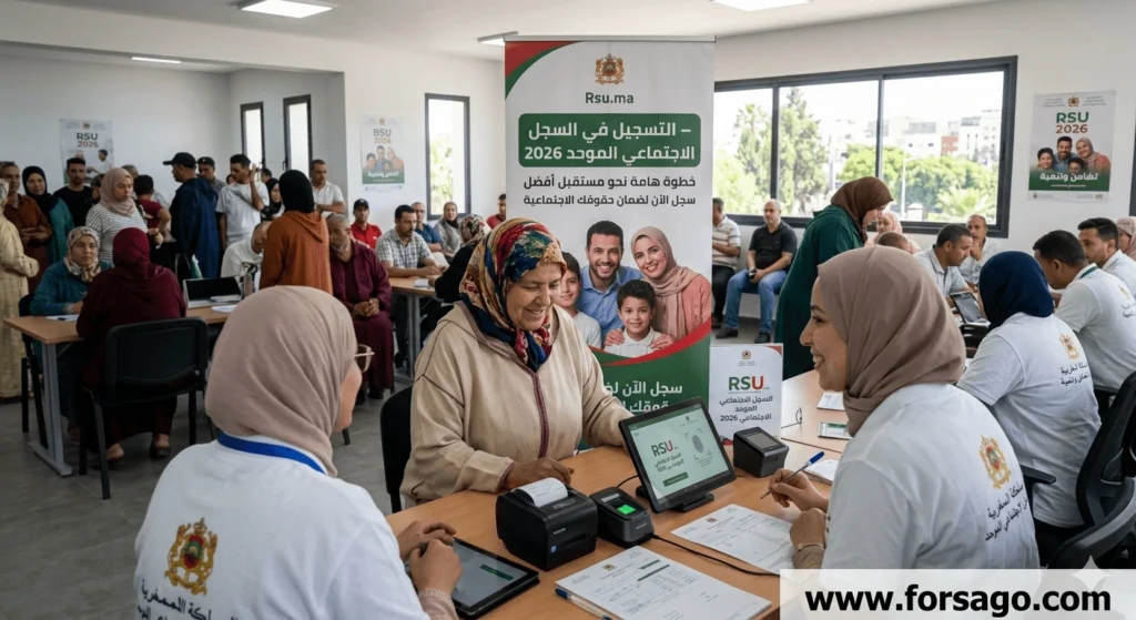 Rsu.ma التسجيل في السجل الاجتماعي الموحد 2026