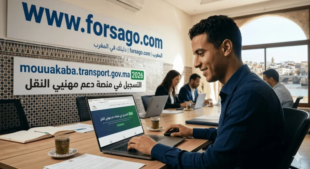 mouakaba.transport.gov.ma دعم مهنيي النقل 2026