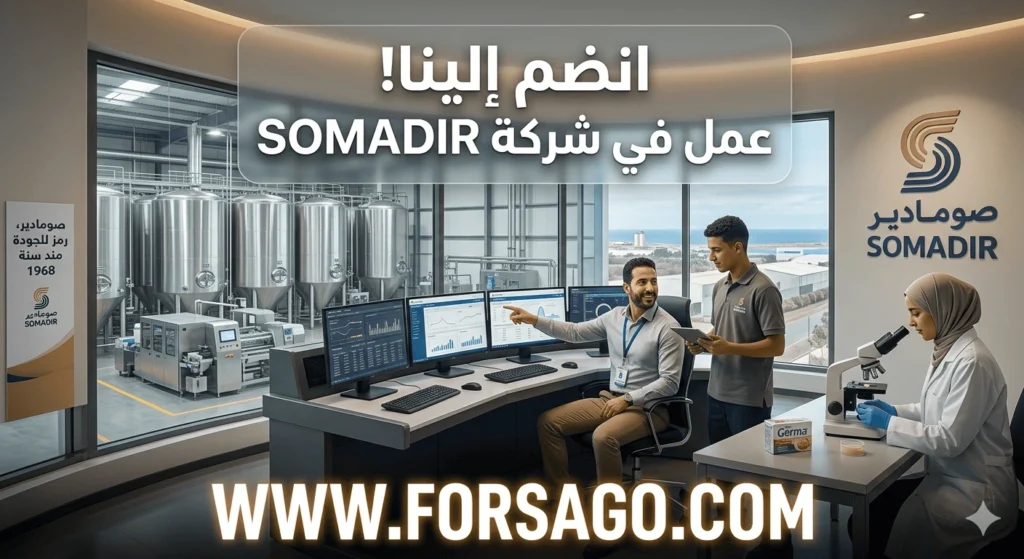 فرص عمل في شركة SOMADIR بالجديدة 2026
