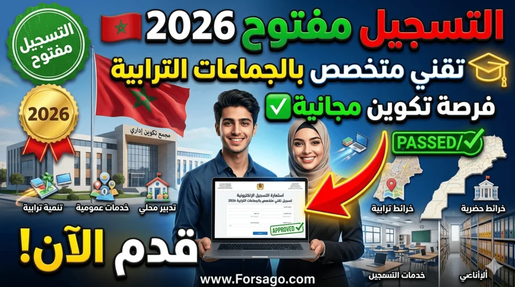 إعلان وزارة الداخلية فتح الترشيح لسلك تكوين التقنيين المتخصصين 2026
