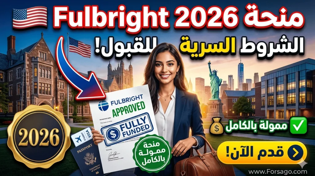 منحة Fulbright 2026 الشروط الاستراتيجية للقبول في أمريكا