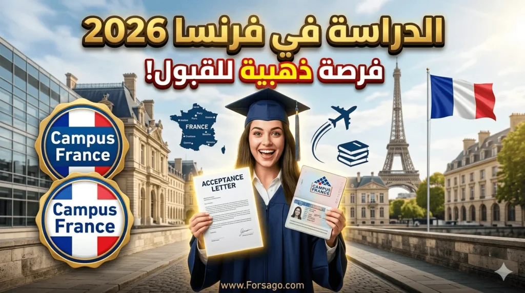 فرصة ذهبية Campus France دليل التقديم للطلاب الدوليين 2026