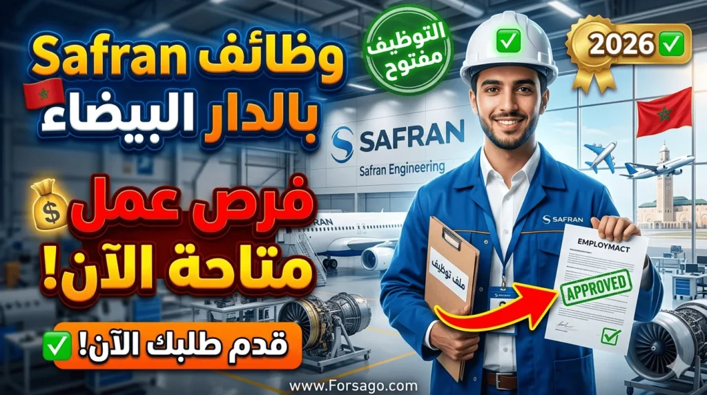 دليل الترشيح لوظائف شركة Safran بالدار البيضاء لعام 2026