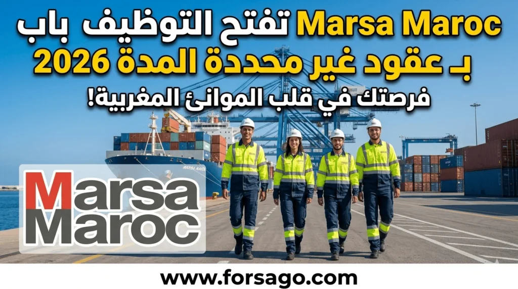 قدم الآن في Marsa Maroc 2026