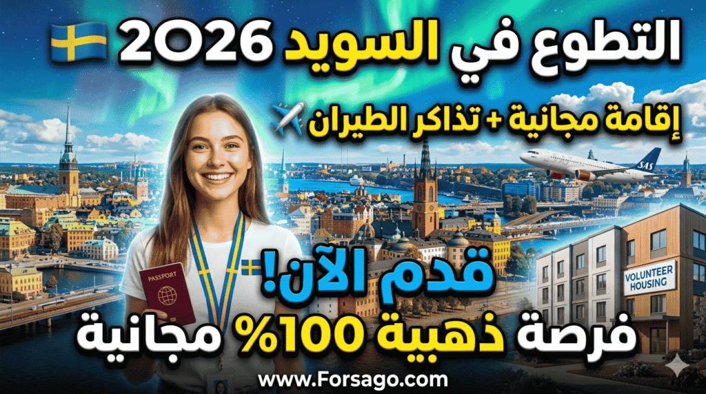 التطوع في السويد 2026 دليل شامل للتقديم الآن!