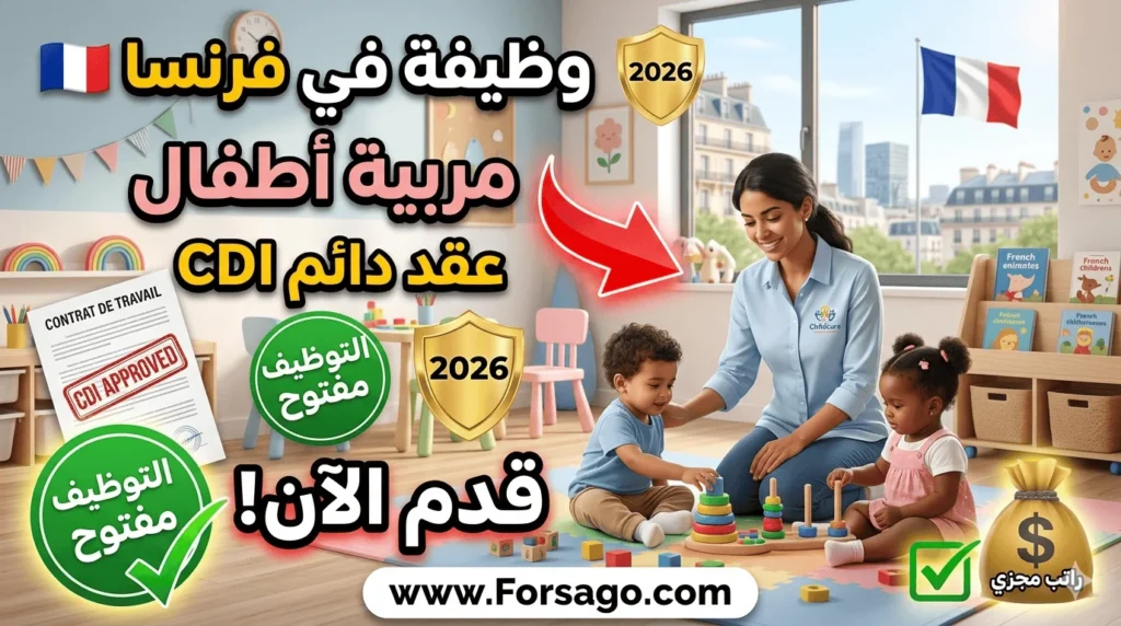 عرض توظيف رعاية الأطفال في منطقة إيسي ليه مولينو 2026