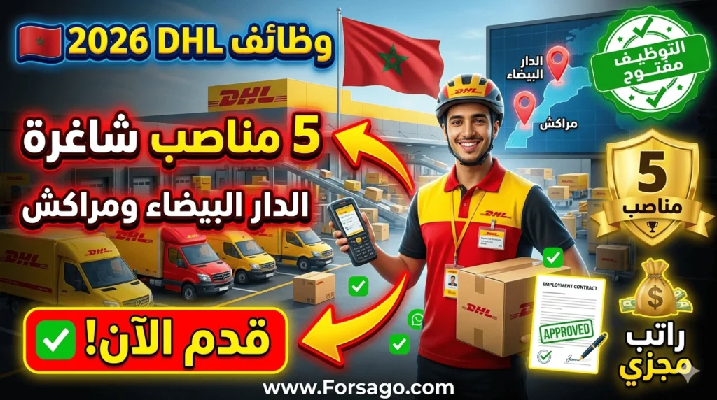 دليل الترشيح لوظائف DHL بالدار البيضاء ومراكش لعام 2026