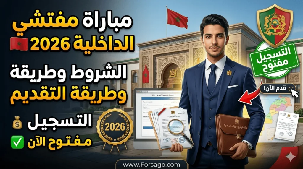 شروط وكيفية التقديم لمباراة مفتشي وزارة الداخلية 2026