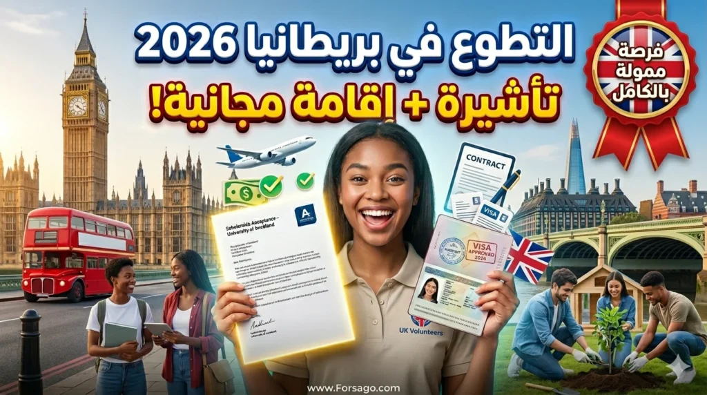 تأشيرة وإقامة مجانية.. دليلك للتطوع في المملكة المتحدة 2026