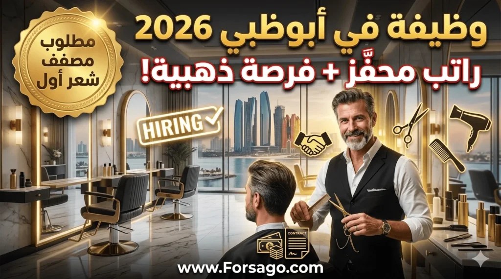 مطلوب مصفف شعر أول في أبوظبي براتب محفز | قدّم الآن 2026