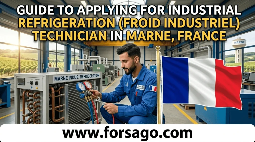 دليل التقديم لوظيفة فني تبريد وتكييف (Froid Industriel) في Marne