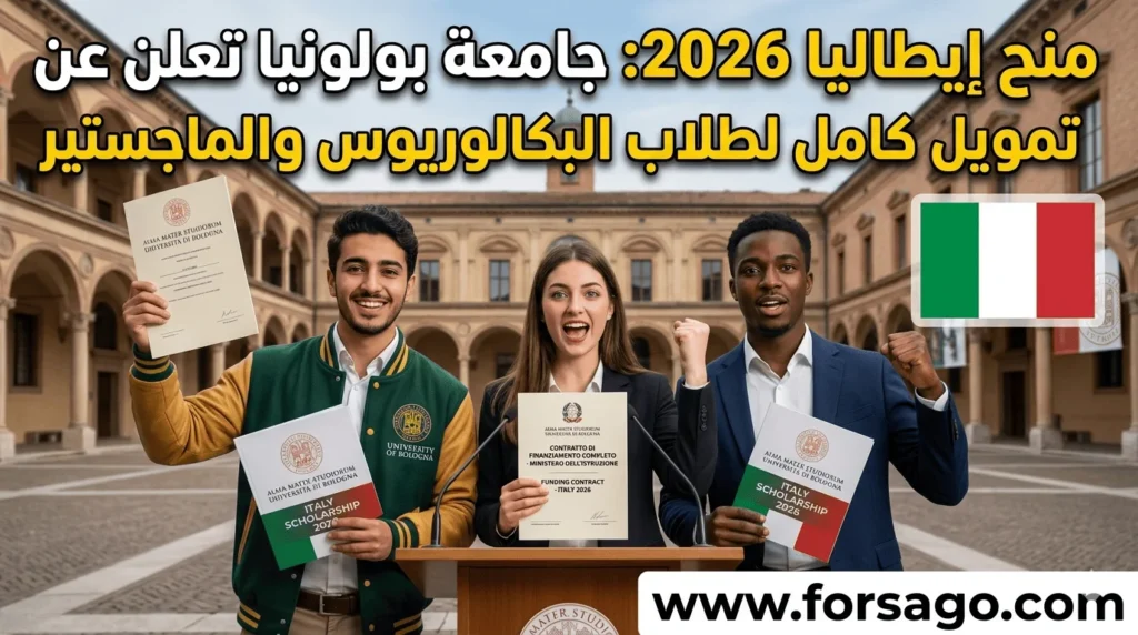 إيطاليا تناديك: منحة جامعة بولونيا 2026