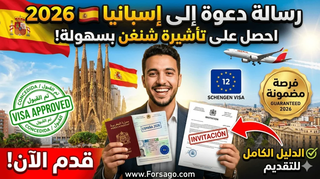دليل الحصول على تأشيرة شنغن إسبانيا عبر "رسالة الدعوة" 2026