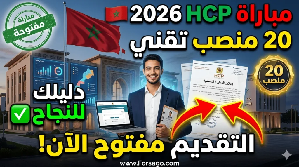 مباراة HCP كل ما تحتاج معرفته للتقديم الصحيح لعام 2026