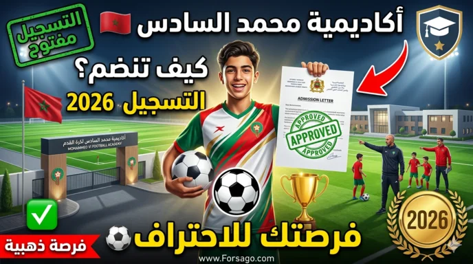 طريقة الانضمام لأكاديمية محمد السادس لكرة القدم 2026
