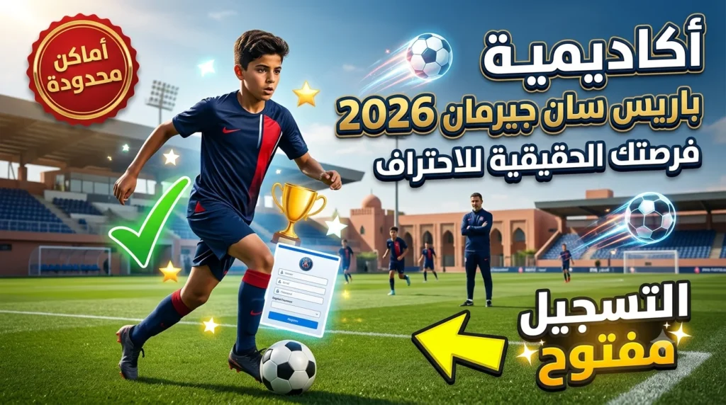 أكاديمية باريس سان جيرمان المغرب 2026: فرصتك الحقيقية للاحتراف
